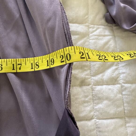 ALBERTA FERRETTI Womens Dress 10 Purple Belted Ruched Modern Evening Cocktail - Picture 10 of 14